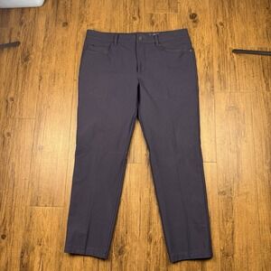 7 Diamonds Infinity Pants Mens 34x30 (35x29) Blue Navy Performance Athleisure